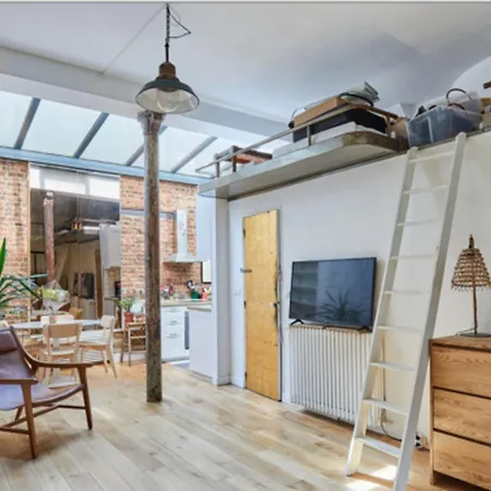60 M Nest Near The Atelier Des Lumieres Appartamento Parigi